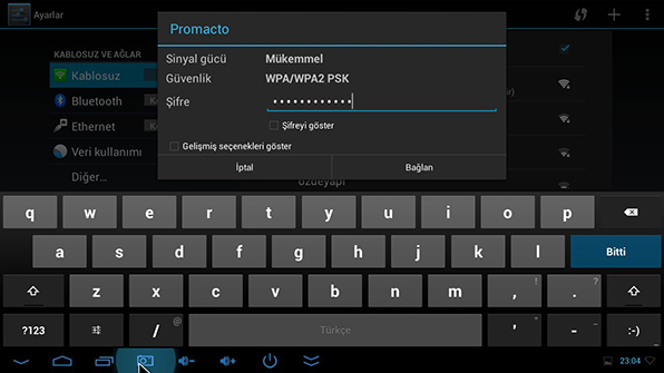 android wifi ekranı